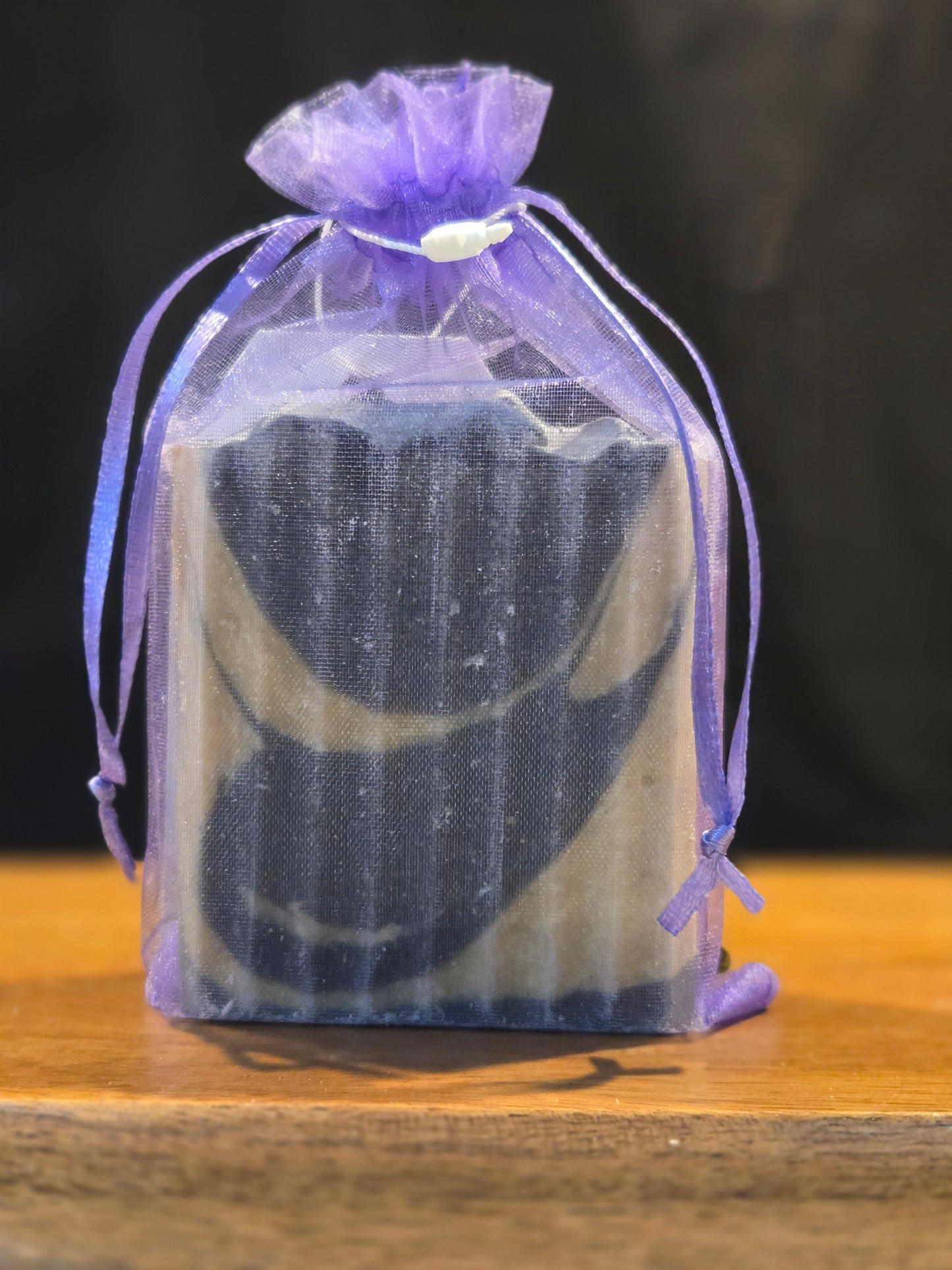 By His Grace Soap-Goat's Milk-Bergamot-Grapefruit-CedarWood-Activated Charcoal Body Bar