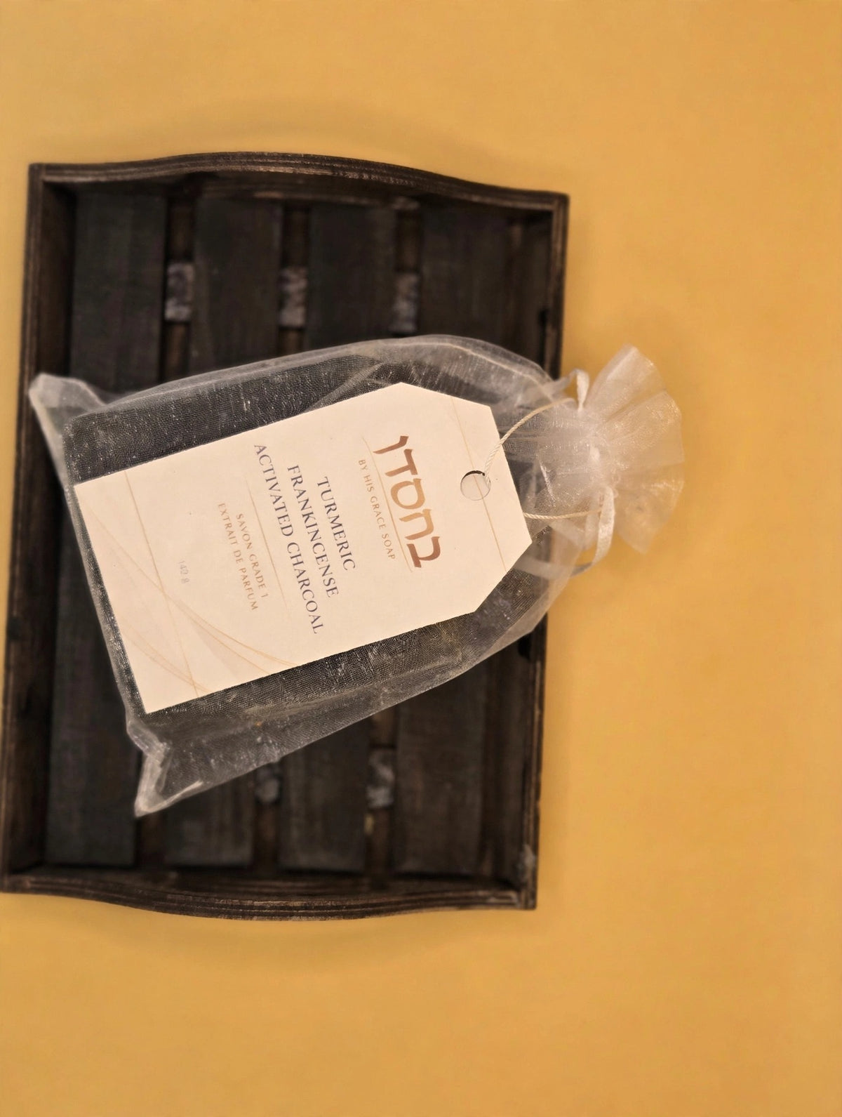 Turmeric Frankincense Activated Charcoal Soap Bar, additional photo 2