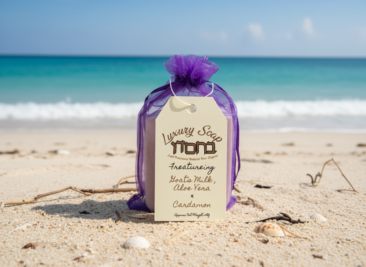 By His Grace Soap-Goat's Milk-Hand Milled Cardamon-Activated Charcoal Body Bar